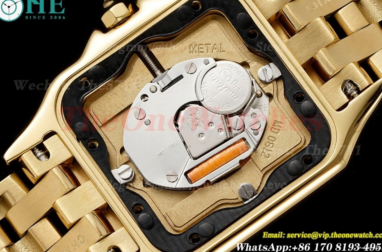 De Mop Ladies AF 27mm YG Panthere Secrete YG Dial Quartz 0409